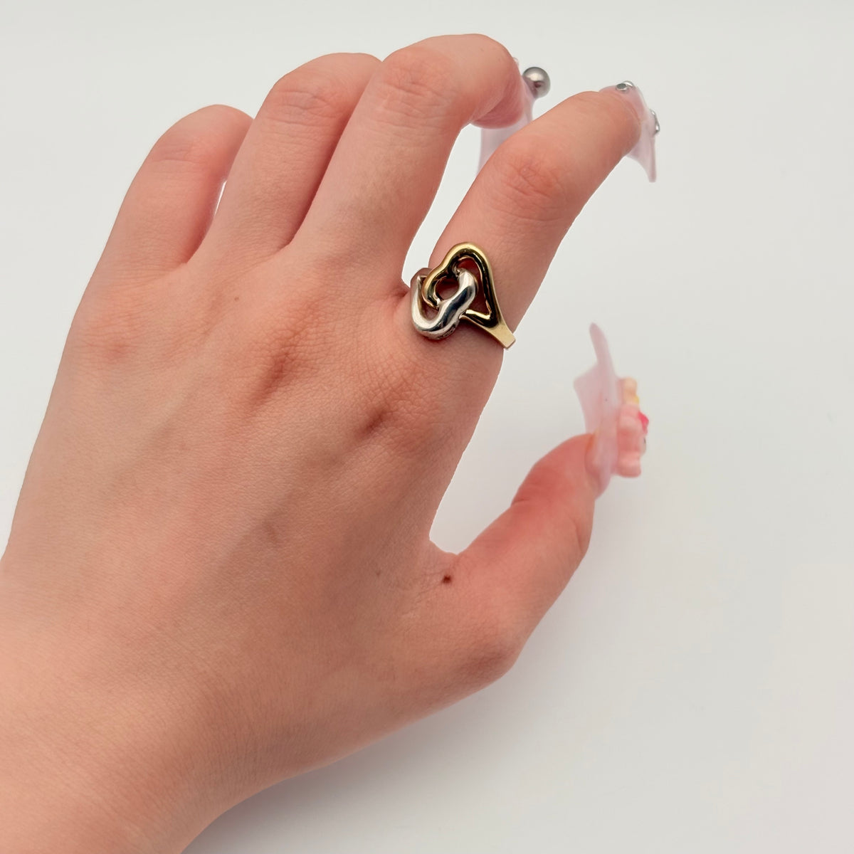 Tiffany&Co. ダブルハートリング