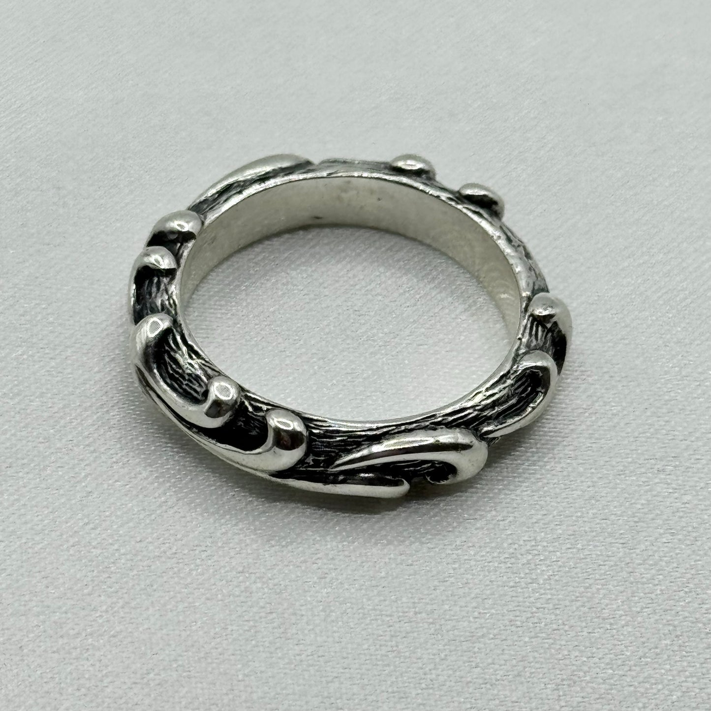 唐草スクロールリング サイズ複数ありsilver925 294